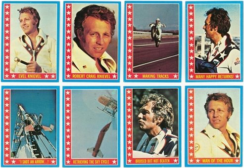 1974 Topps “Evel Knievel” High Grade Complete Set (60)